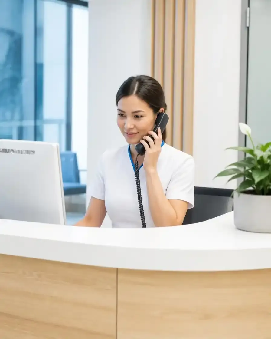 Dental-Center клиникасының әкімшісі пациенттердің хабарламаларына жауап береді