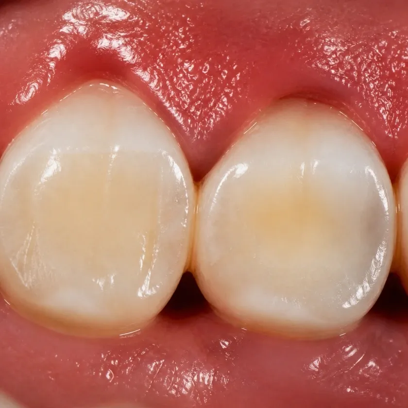 Gingivoplasty — pre-treatment condition in the clinical photograph