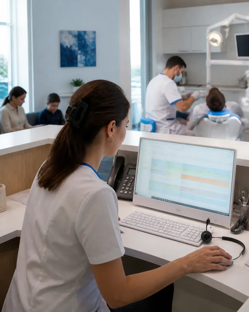 Клиника әкімшісі қабылдау бөліміндегі науқастардың хабарламаларына жауап береді